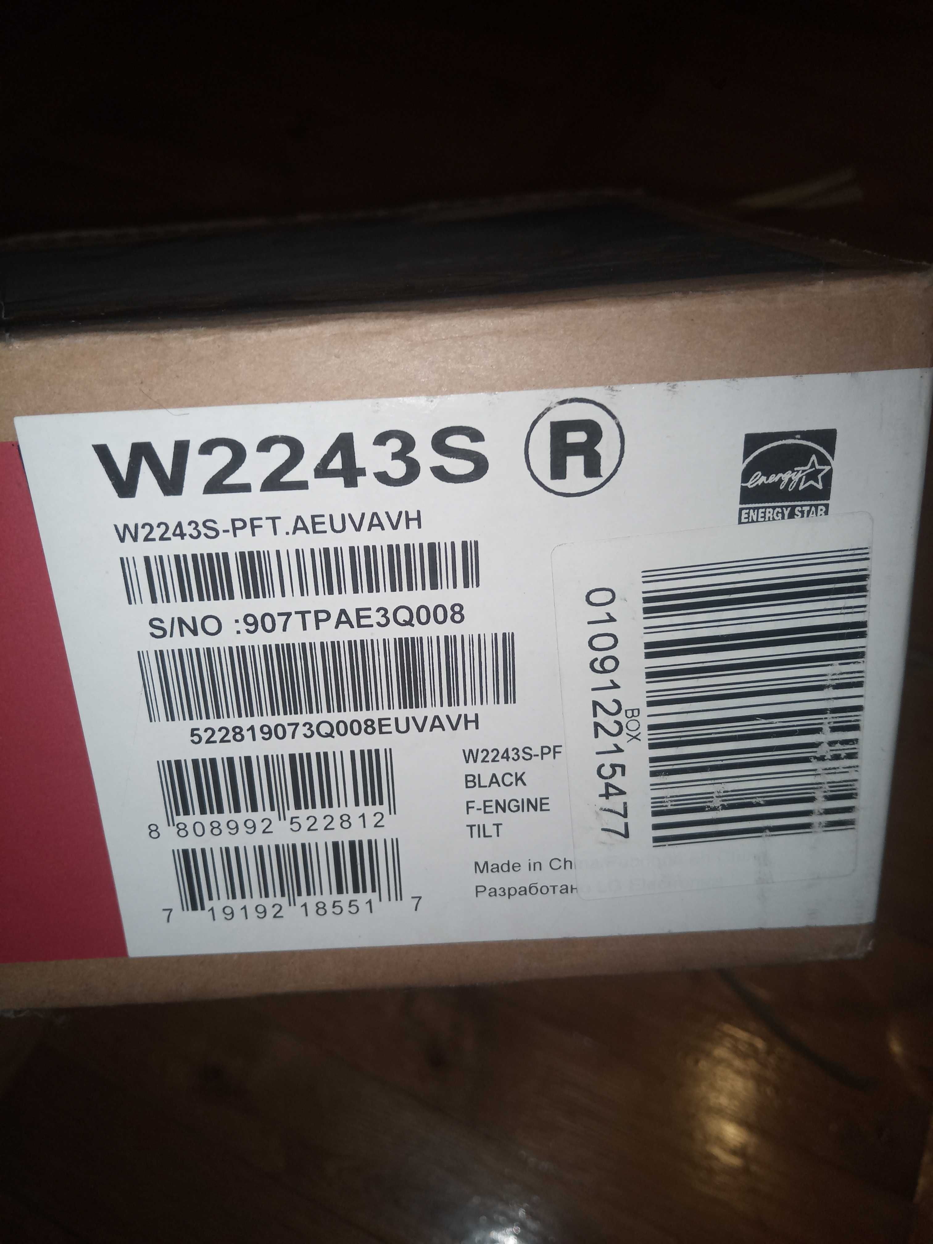 Monitor LG flatron w2243s-pf
