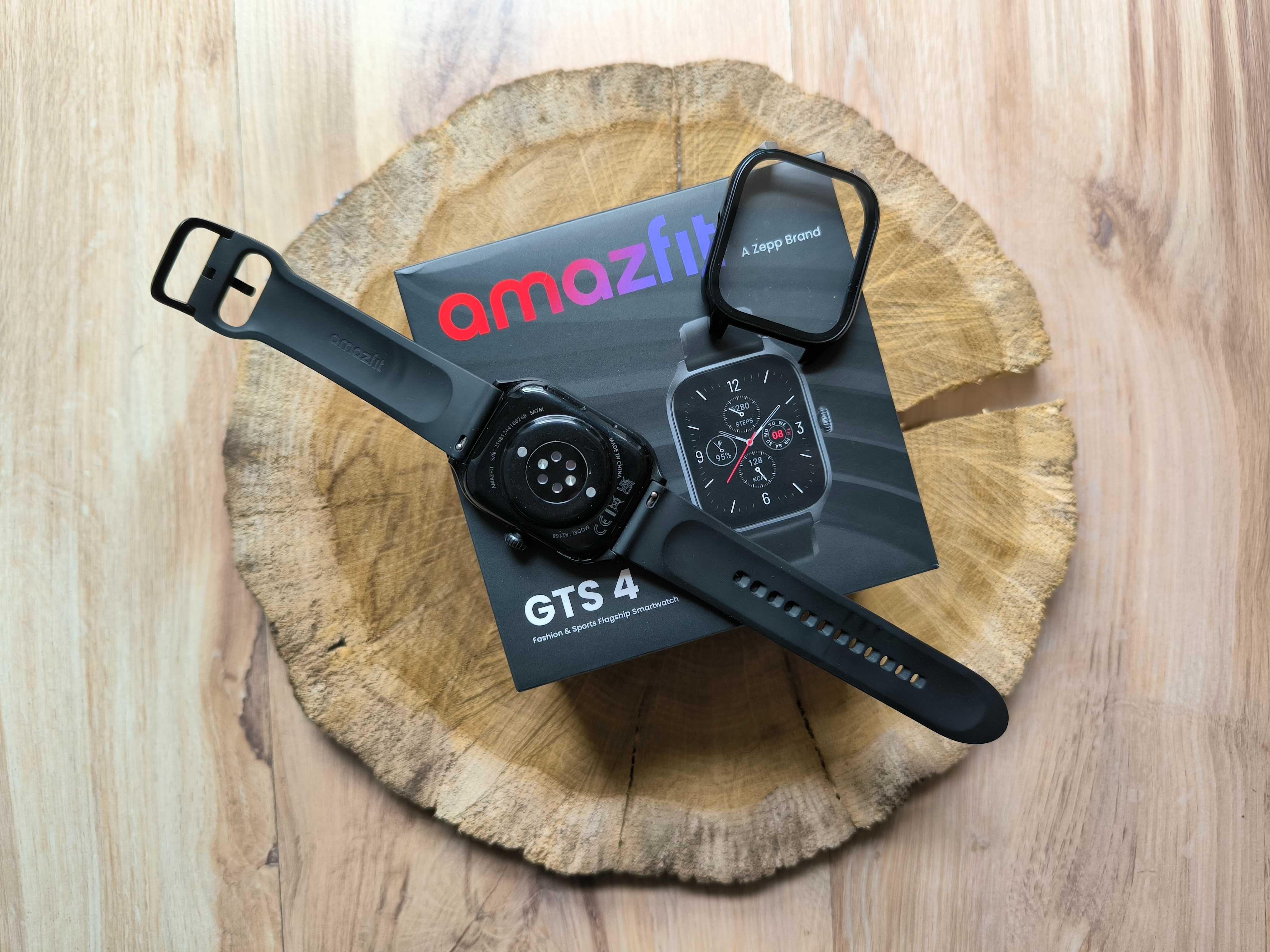 Smartwatch Amazfit GTS 4 Infinite Black Czarny + dodatki