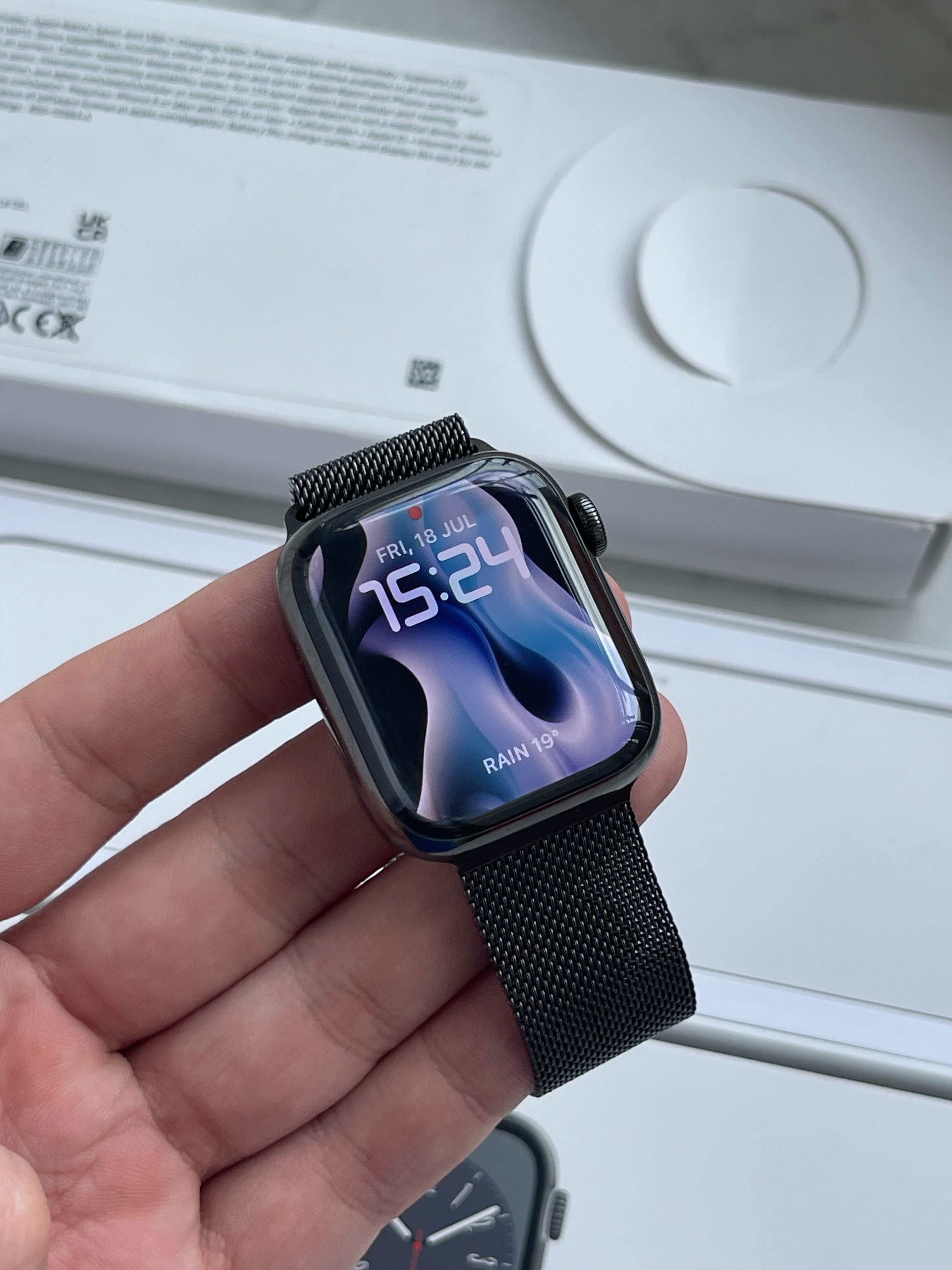 Apple Watch Series 8 41mm Stainless Steel |Стальная версия  | АКБ 100%