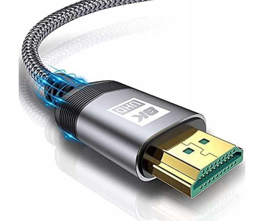 Kabel HDMI - HDMI 2.1 8K 1 METR | NOWY | Pełna gwarancja
