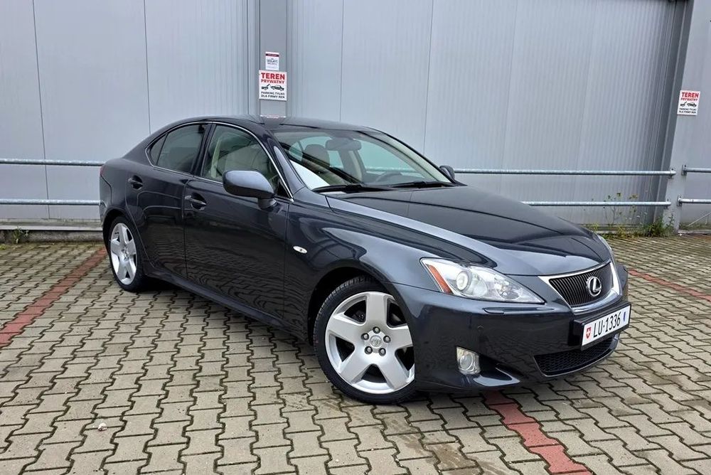 Lexus IS V6 2.5B 208Ps Automat Klimatronik Skóra NISKI PRZEBIEG 1 Właściciel