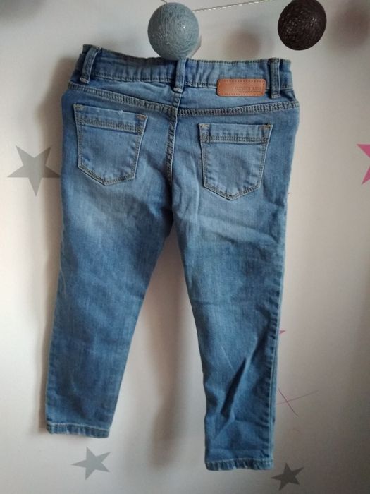 Zara girl jeansy jeansowe spodnie 4-5 lat 110 cm boyfriend