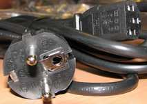 Kabel zasilania 1,5m zasilania komputerowe 230V 16A dostępne 10szt.