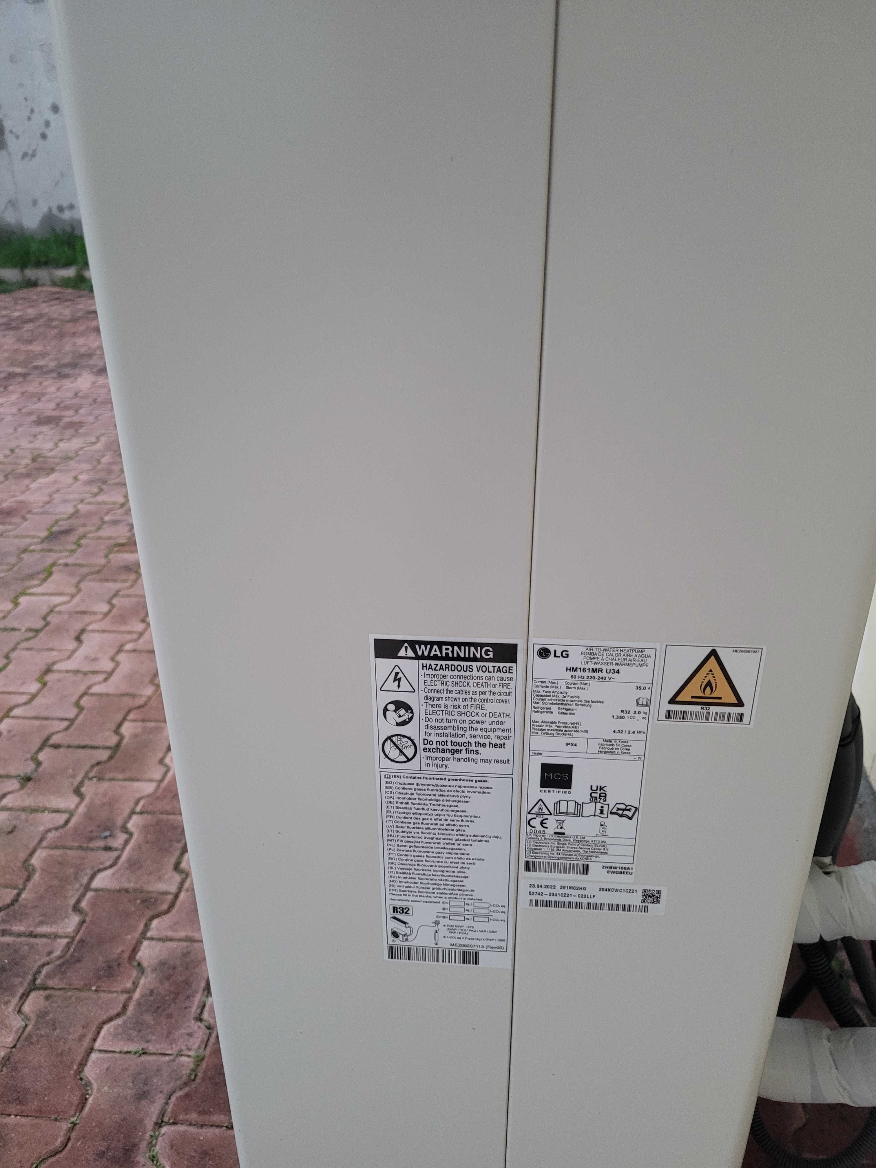 Bomba de Calor LG Therma V 16Kw Monobloco