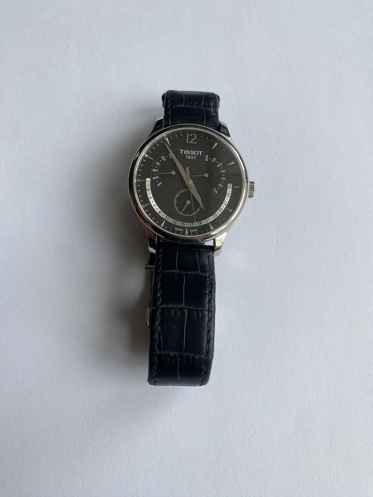 Zegarek męski elegancki tissot t063637a