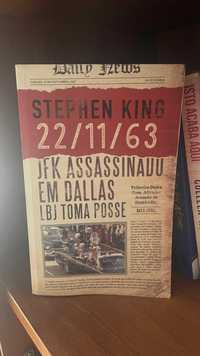 22/11/63 - Stephen King - Livro com portes incluidos