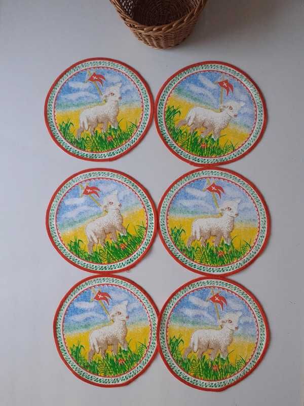 6 serwetek wielkanocnych