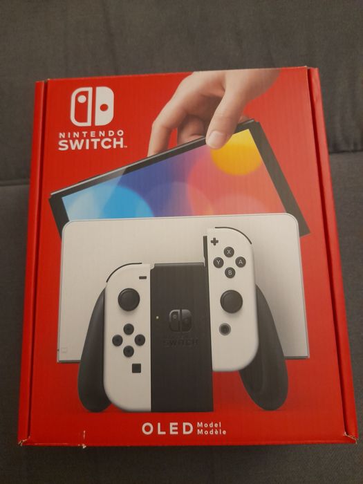 Konsola Nintendo Switch Oled biała, 64GB, gwarancja.
