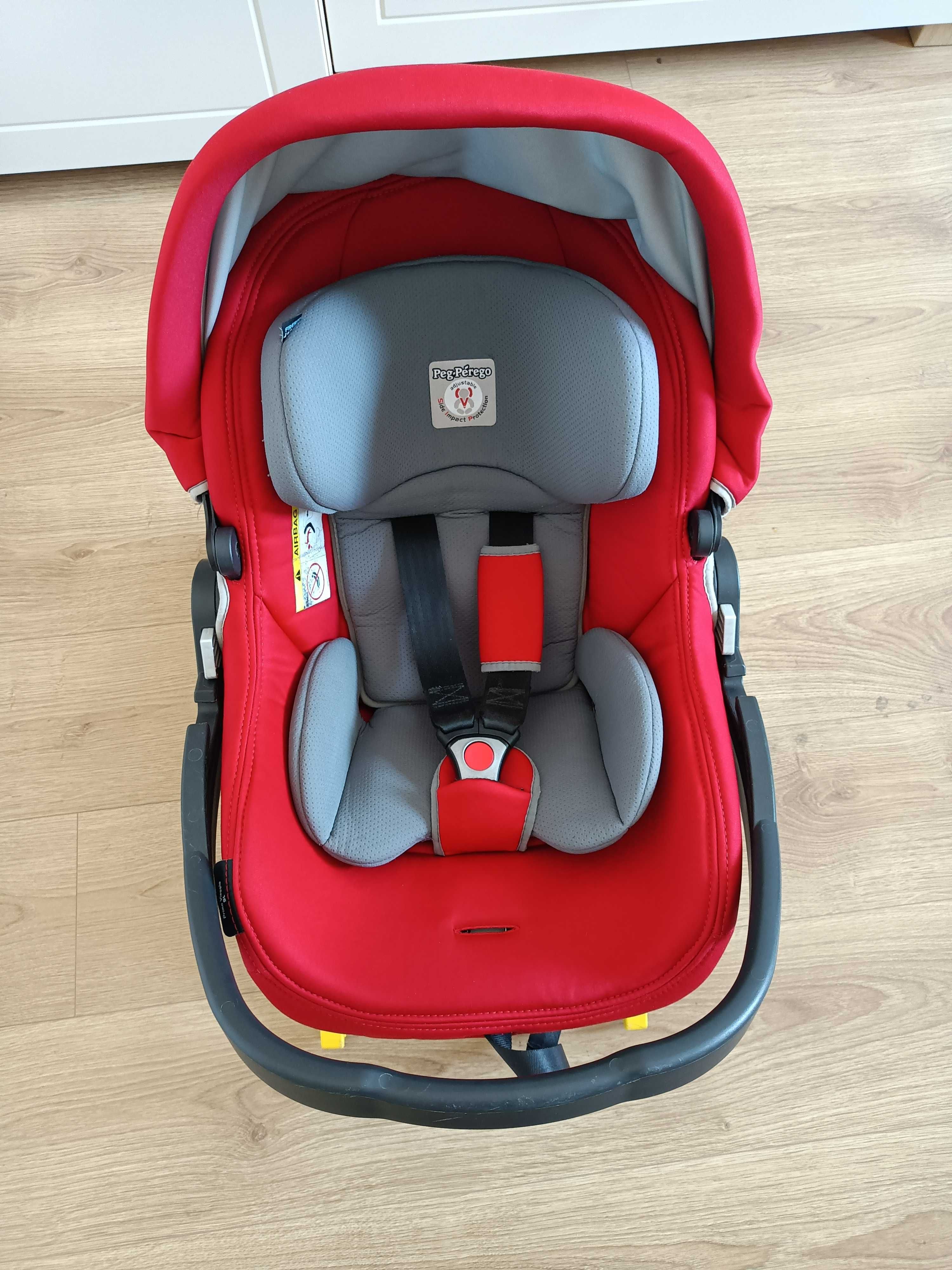 Fotelik-nosidełko Peg-Perego 0-13 kg wraz z bazą Isofix