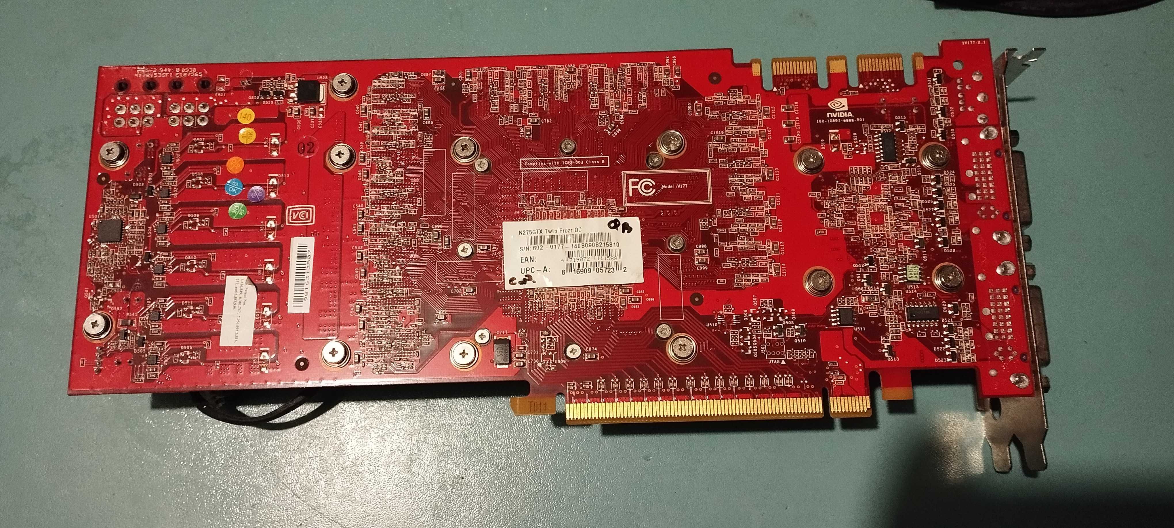 Відеоадаптер GeForce N275GTX MSI Twin Frozr 896 mb 448 bit.