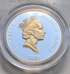 Wyspy Salomona 25 Dolarów 2006 r Ślub Królewski srebro