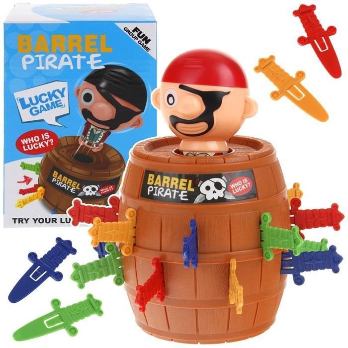 Gra Zręcznościowa Szalony Pirat Ukłuj Pirata