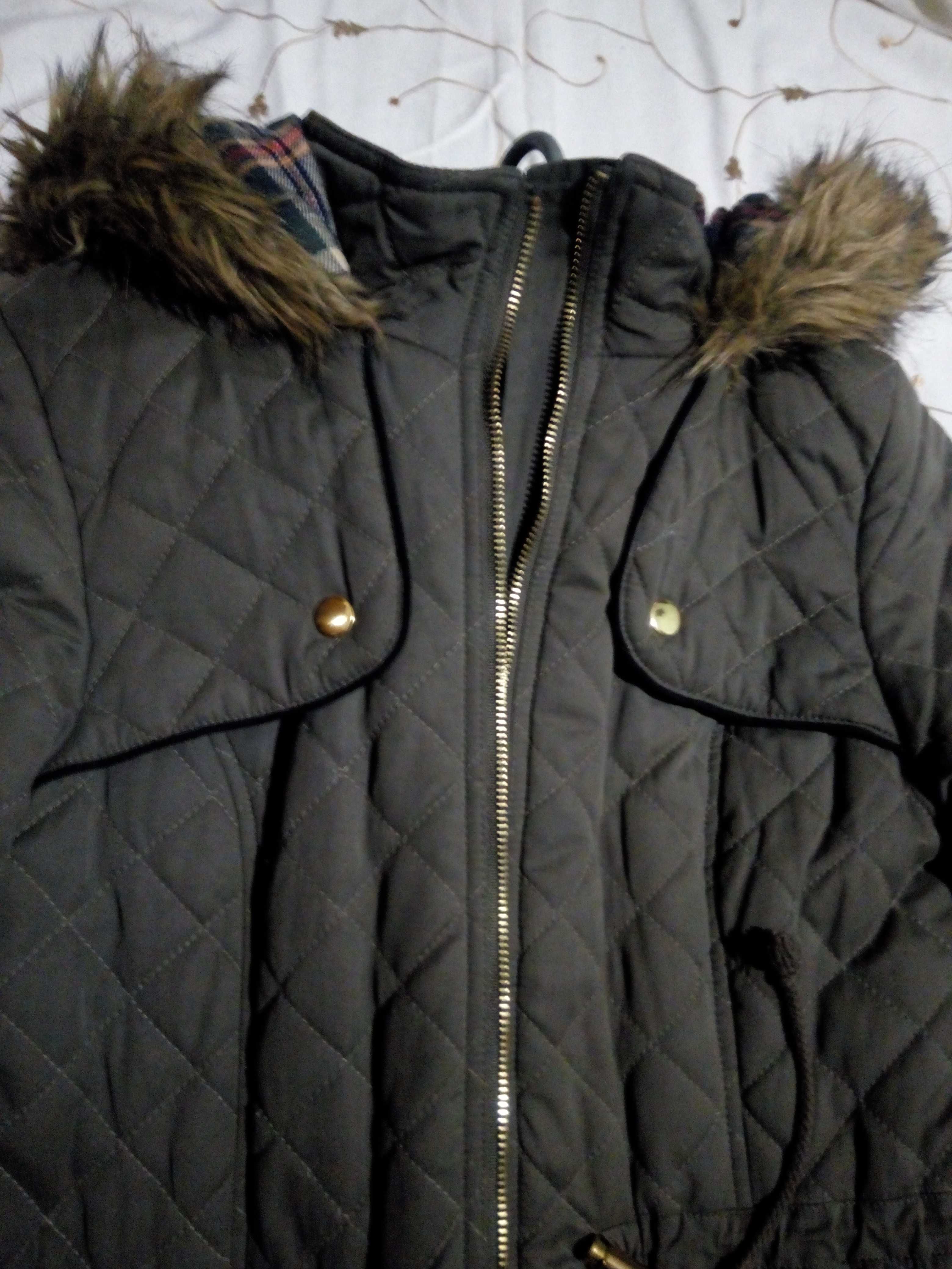 Куртка vintage bouticue collection стьогана капюшон р.евро36