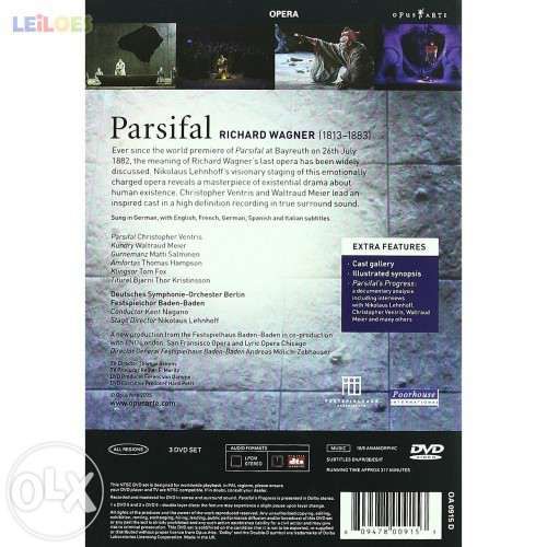 Parsifal - wagner - 3 dvds