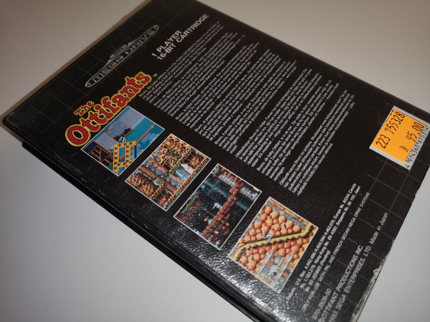 Ottifants SEGA MEGA DRIVE gra (oryginał testowany Box) kioskzgrami