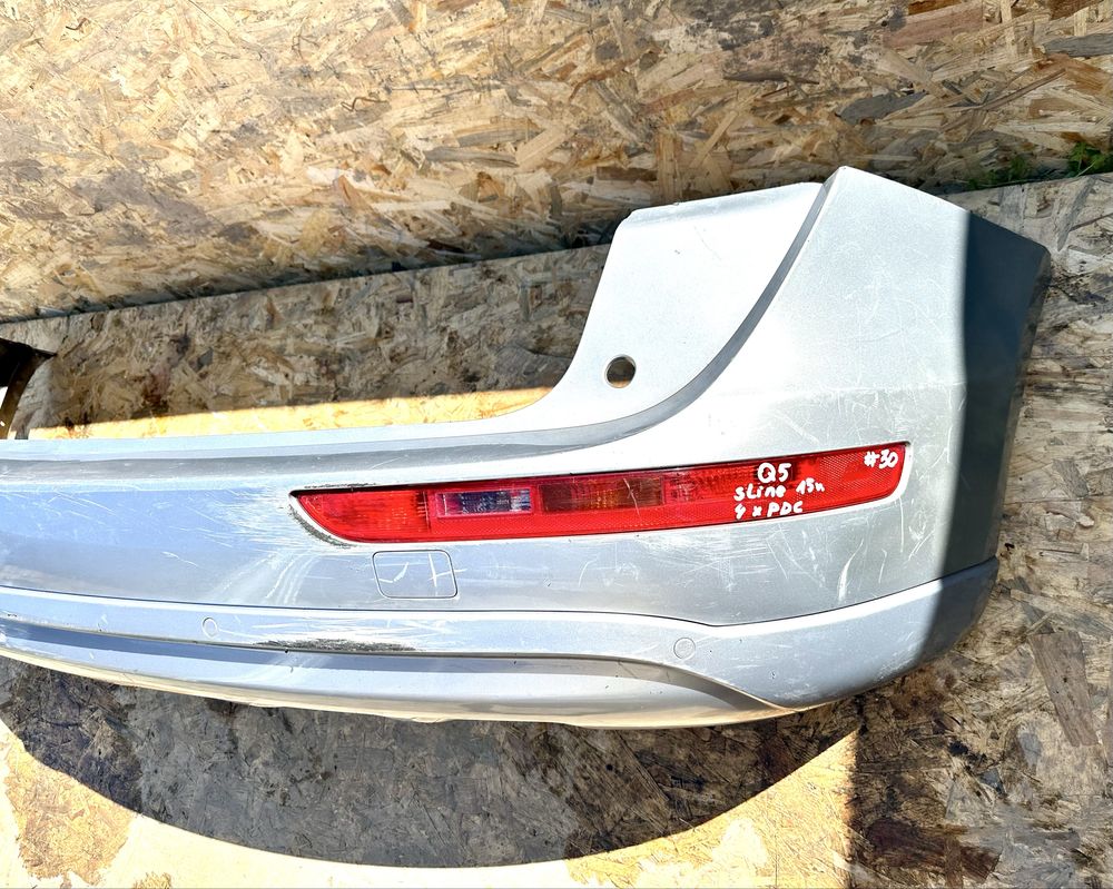 Audi q5 8r zderzak tyl kompletny 4x pdc lampki wiazka