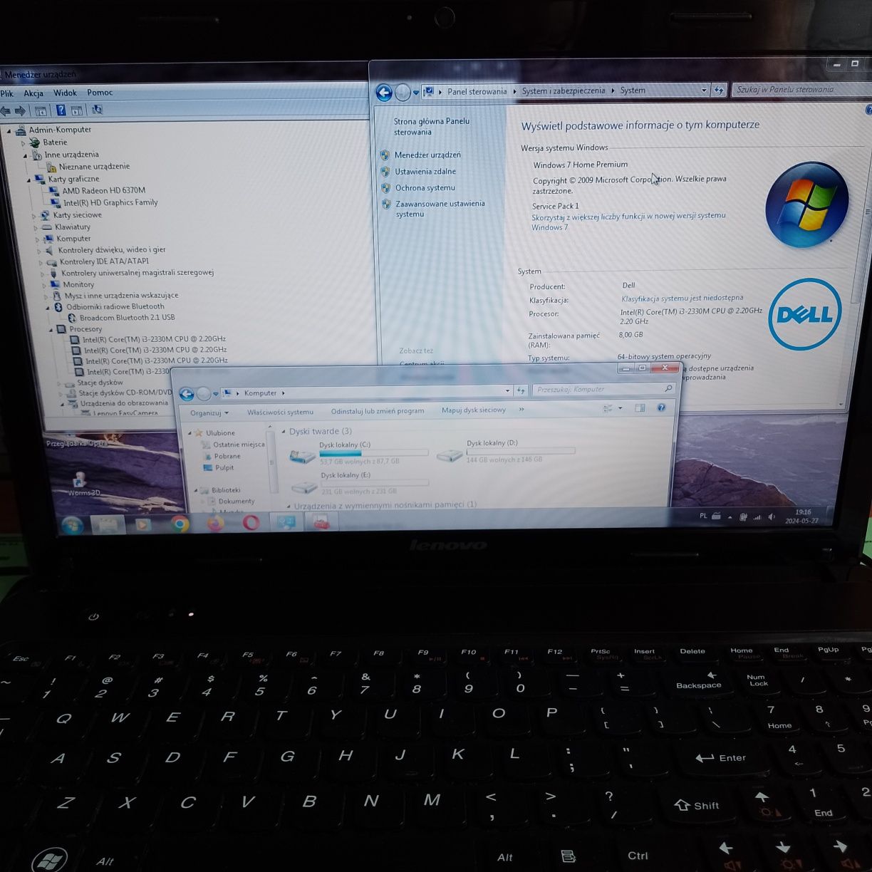 Zamienię Laptopa za PlayStation 4 Lenovo /8 GB RAM/Intel i3/Radeon 1GB