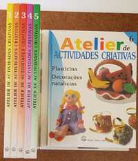 Atelier de actividades criativas - 6 livros novos na caixa original
