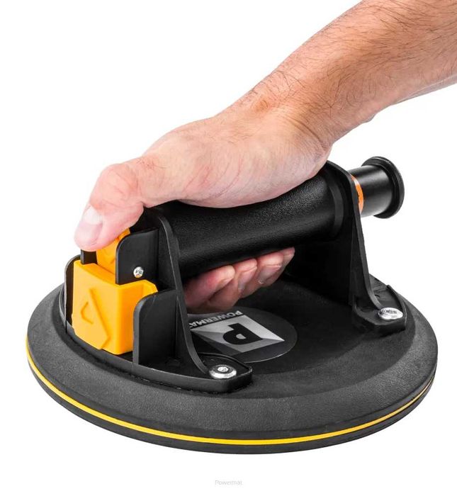 POWERMAT Przyssawka Próżniowa Do Płytek Uchwyt Z Pompką 190Kg PM1294