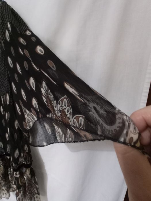 Blusa, Foglie Rosse, tamanho M