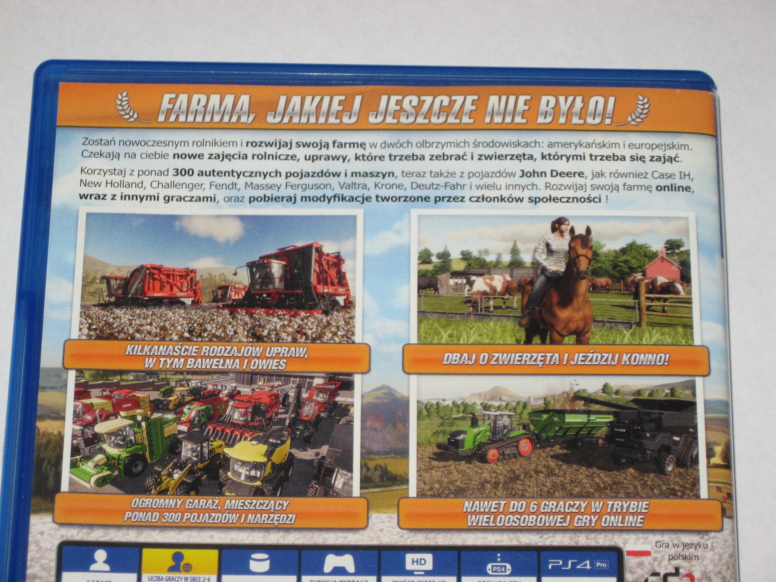 Farming Simulator 19 PS4 Play Station 4 jak NOWA! PO POLSKU! PL!
