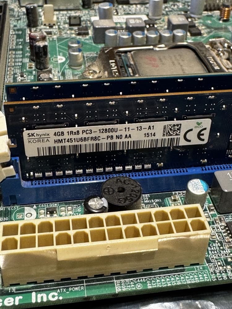 Płyta Główna + Procesor I5 3470s + 8 GB RAM