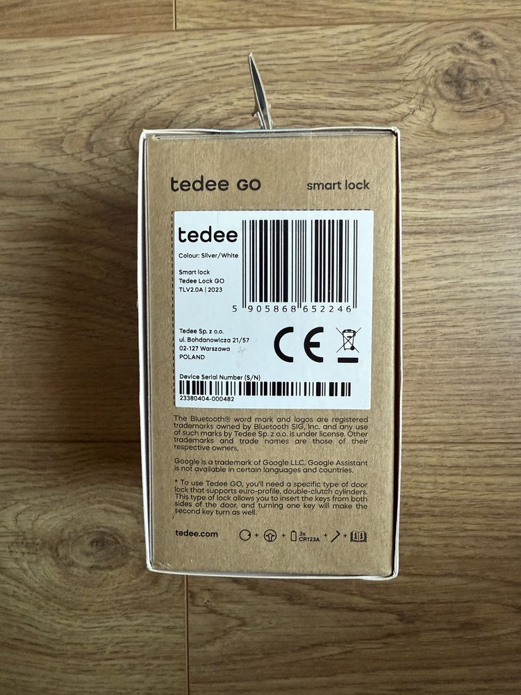 Zamek inteligentny Gerda Tedee Go biały