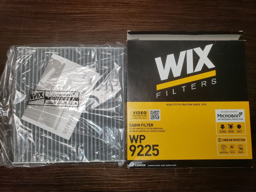 Вугільний фільтр салону WIX Filters Honda WP9225