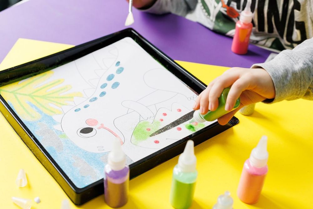 Неймовірний творчий набір малювання піском