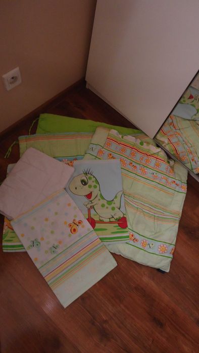 5szt/35zł podusia niemowlęca poszewki organizer do łóżeczka ochraniacz