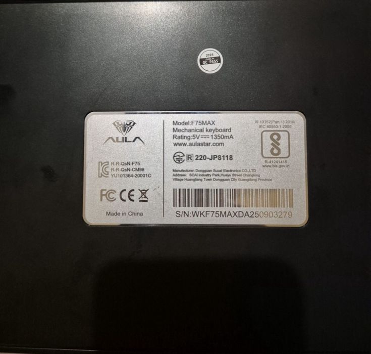 клавіатура Aula F75 MAX нова