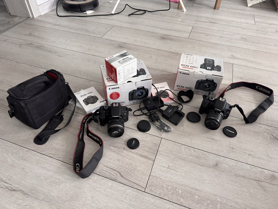 Aparat CANON EOS700D + EOS600D (Macro EFS60mm + 18-55mm) OKAZJA !!