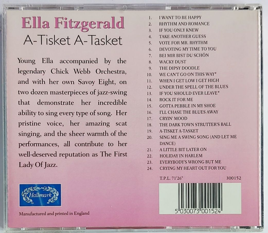 Ella Fitzgerald A Tiskiet A Tasket 1995r