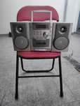 radio portatil com cassetes e cd