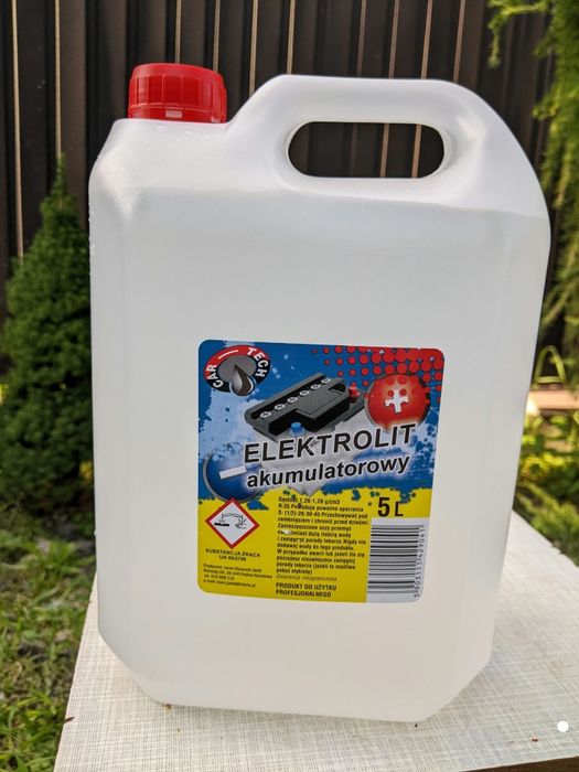 Електроліт акумуляторний польський 5л.