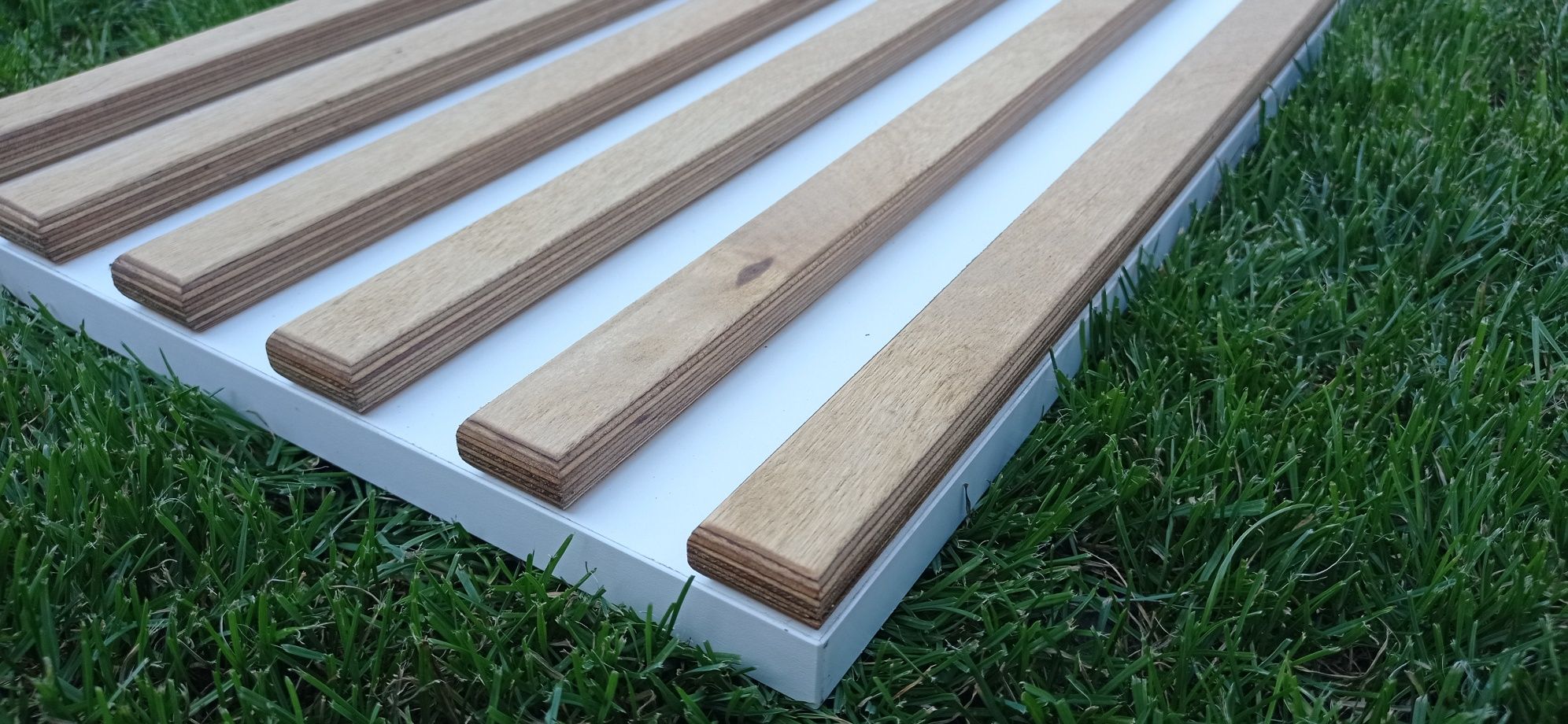 Lamele ścienne slim lamel ozdobny drewniany panel lamelowy