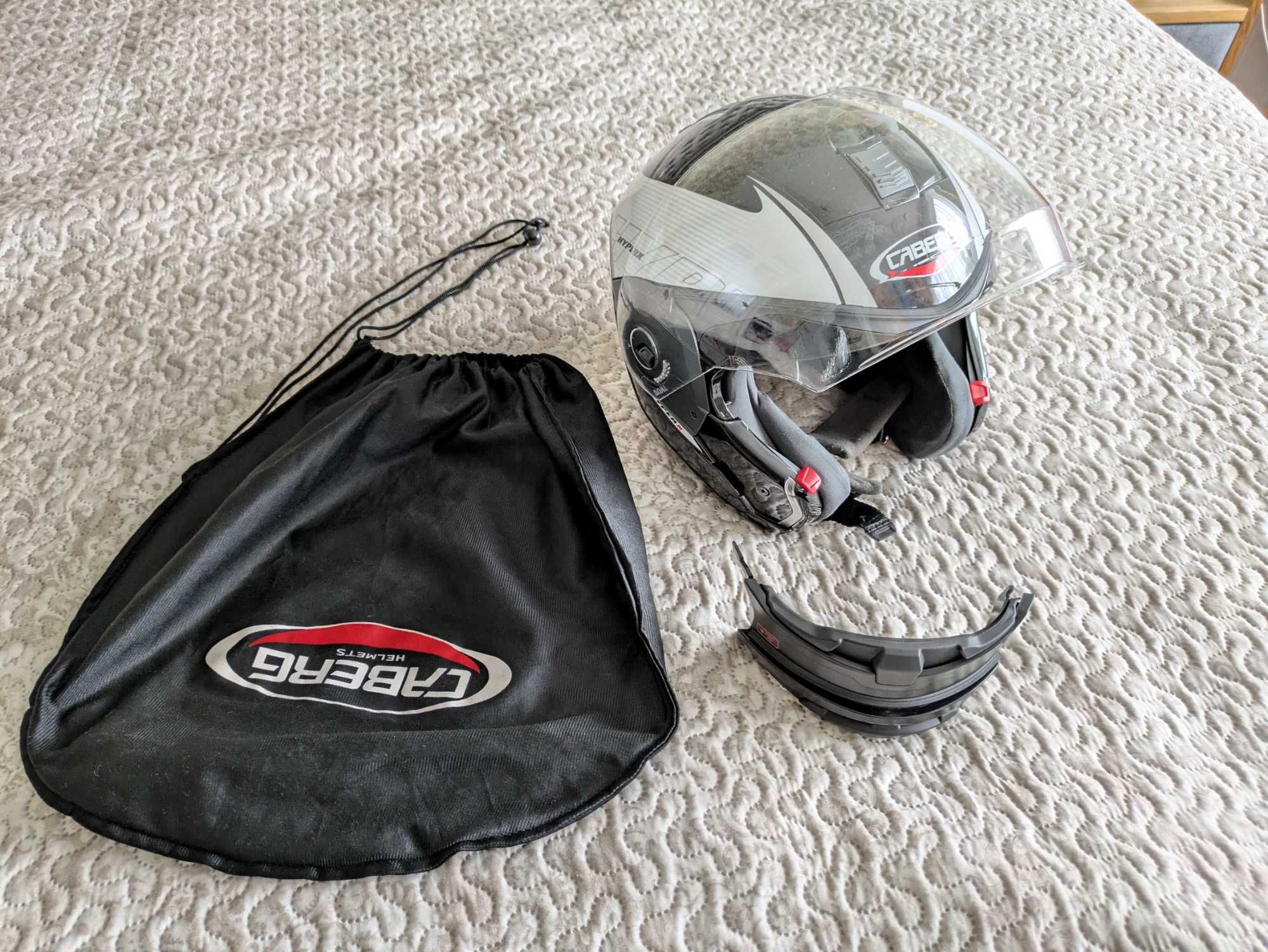 Kask modułowy Caberg HyperX motocyklowy wypinana szczęka rozmiar L