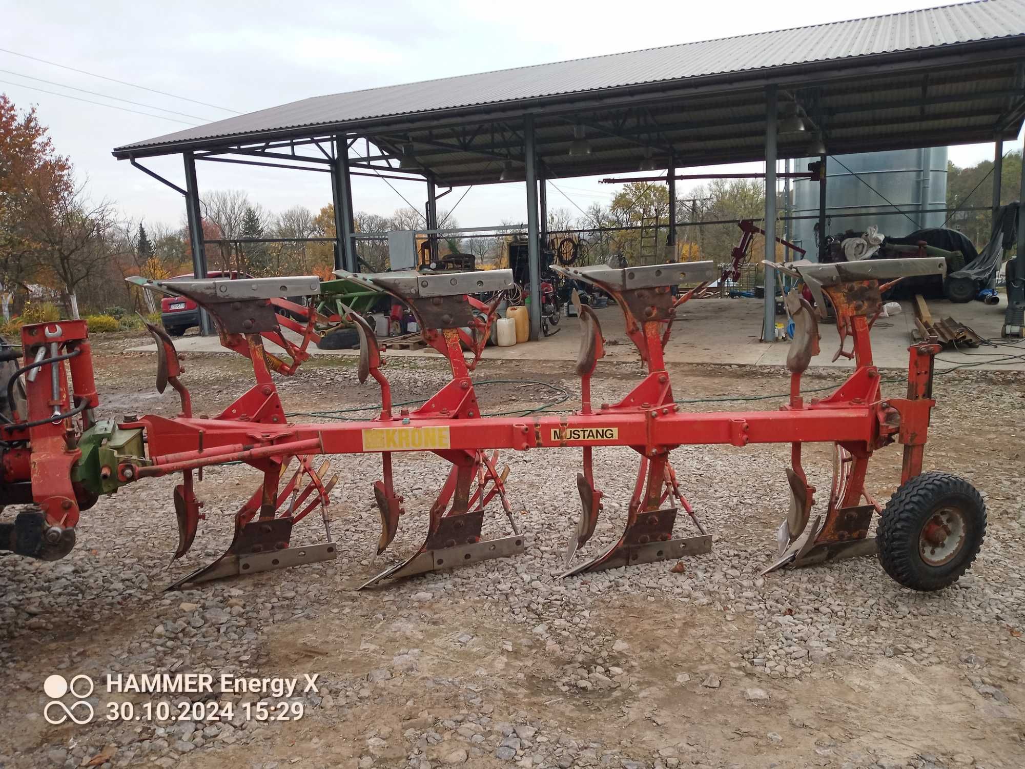 Pług Krone Mustang 120/4  ażurowy, obrotowy (pottinger, kuhn, lemken)