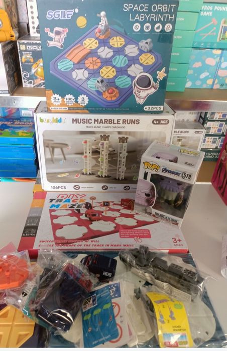 Plansze budowanie dróg oraz tor kulkowy muzyczny