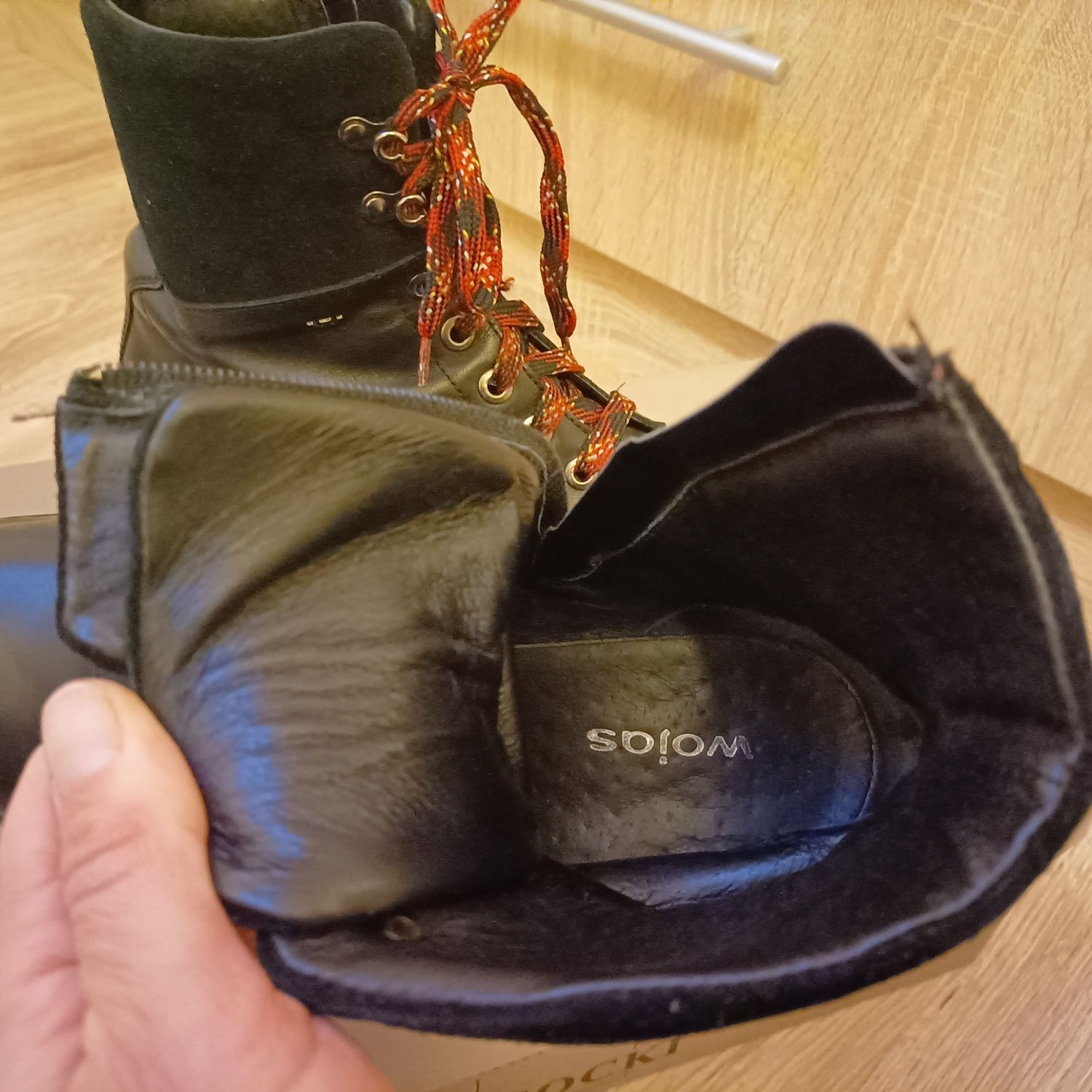 Buty Wojas skórzane trzewiki