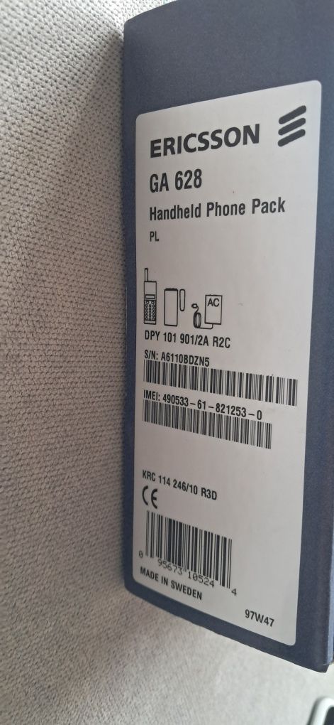 Ericsson GA 628 - telefon kolekcjonerski, oryginalne pudełko
