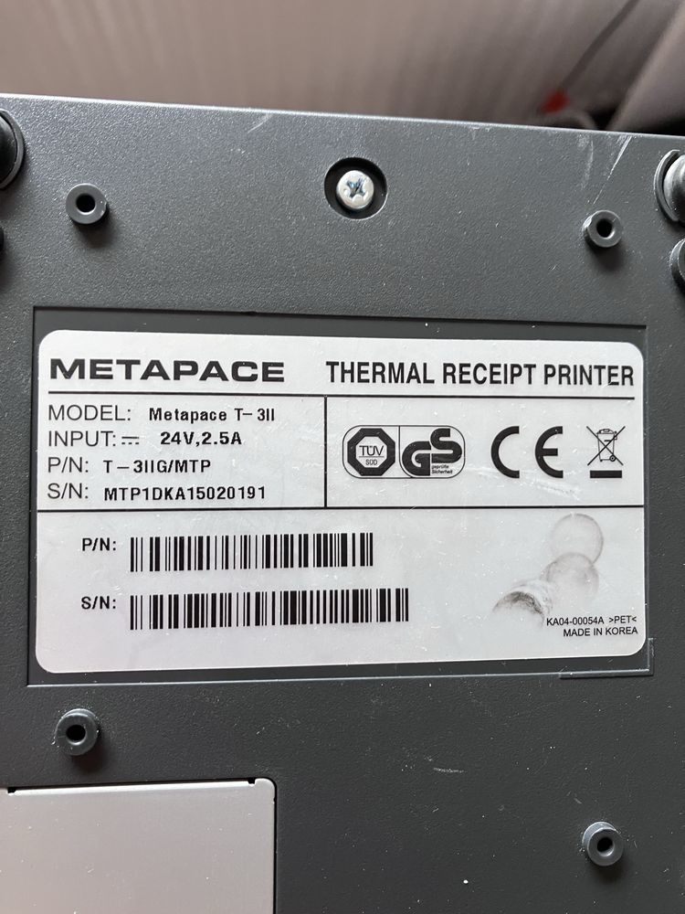 Drukarka termiczna Metapace T-3 II
