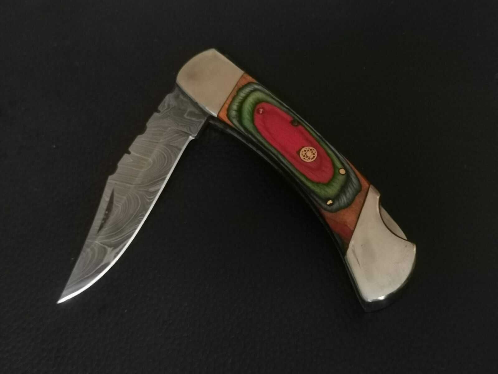SCYZORYK damast nóż stal damasceńska ręcznie wykonany DUŻY 22 CM