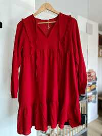 Czerwona sukienka S sinsay