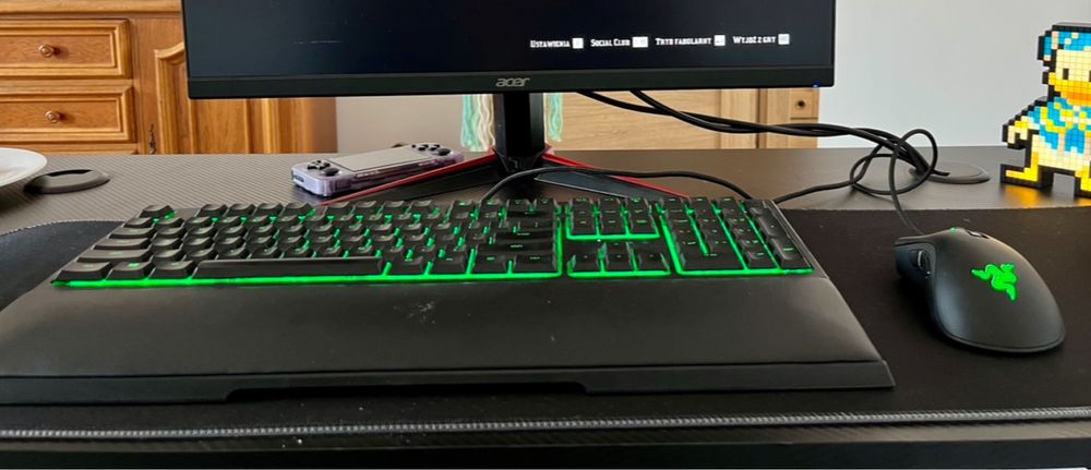Zestaw Klawiatura Razer Ornata V2 Mysz Komputerowa Razer Deathadder V2