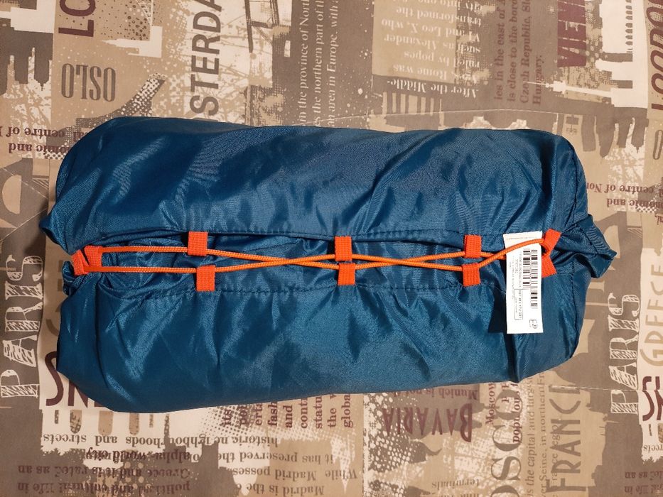 Килимок для кемпінгу самонадувний Quechua одномісний 190x65x4,5 см Зел