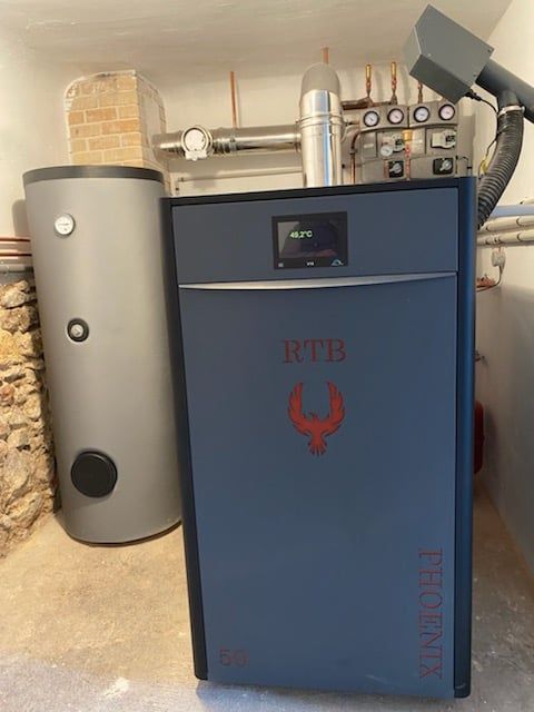 Kocioł  piec na pellet pelet  RTB Feniks 50 kW Ecodesigne