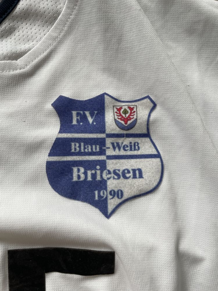 Koszulka sportowa piłkarska vintage F.V. Blau-Weis Briesen 1990 XL