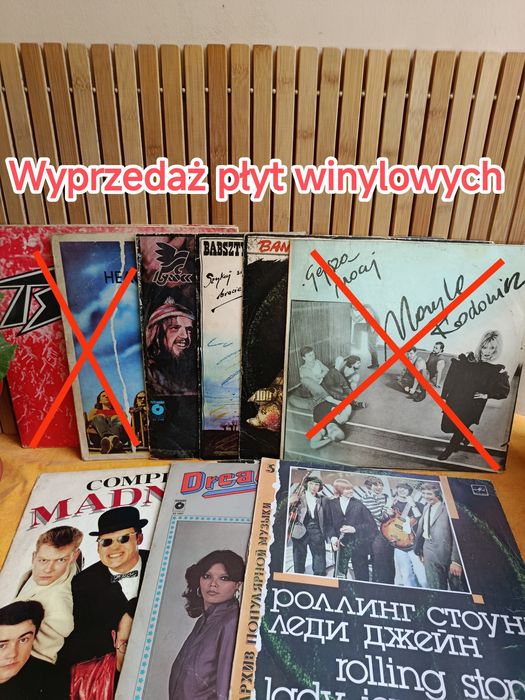 Wyprzedaż płyt winylowych retro vintage PRL od 10 zł sztuka