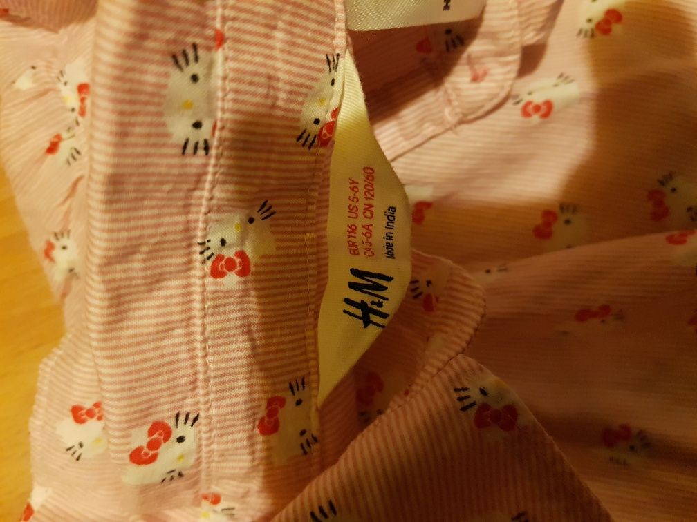 Sukienka koszulowa hello kitty hm